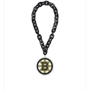 NWT TEAM NECKLACE LOGO CHAIN BOSTON BRUINS